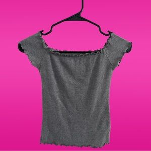 Hollister gray top size s